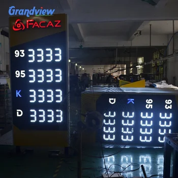 ガソリンスタンドLED料金看板 LEDプライスボード ガソリンスタンド- LEDビジョン電光掲示板の