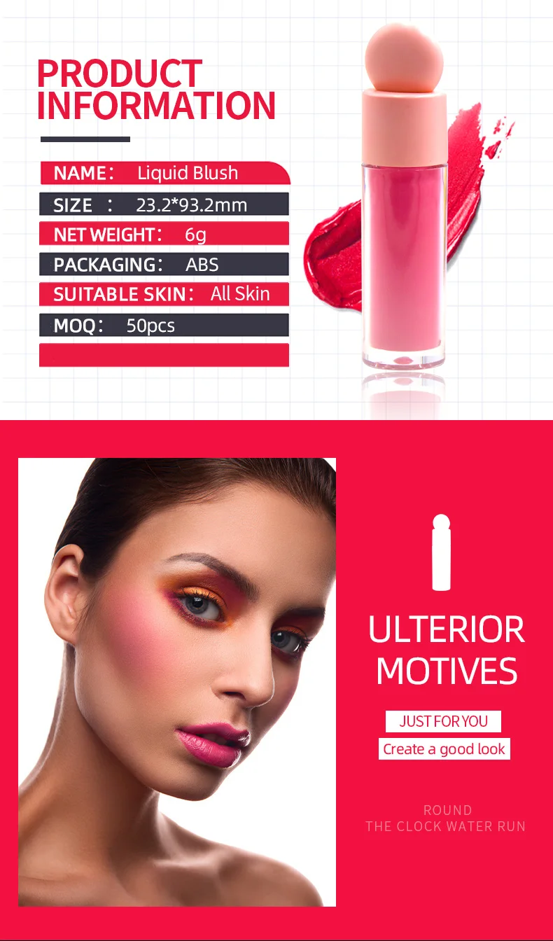 Best Selling Wholesale Blush Vegan Glutten Free Cruelty Free Liquid