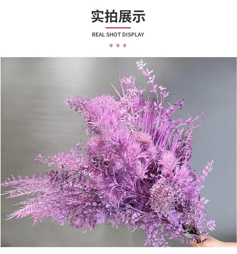 Wedding Decoration Mfl251artificial Purple 30 Silk Artificial Flowers