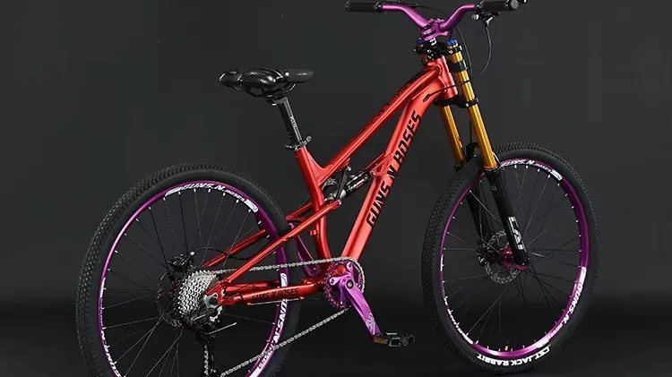 26 Inch Full Suspension Mountain Bike/21speed Bike Downhill Steel