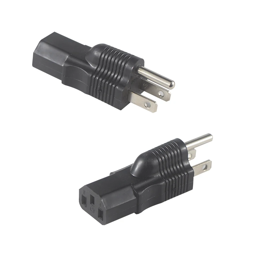 Portable US Power Adapter Kettle C13 to US American 3 Pin AC Plug American Approval AC US Power Converter