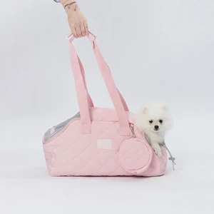 Custom Waterproof Dog Carrier Bags Collapsible Travel Carrier Bags Portable Pouch Soft-Sided Carrier Pet Travel Bag for Puppy