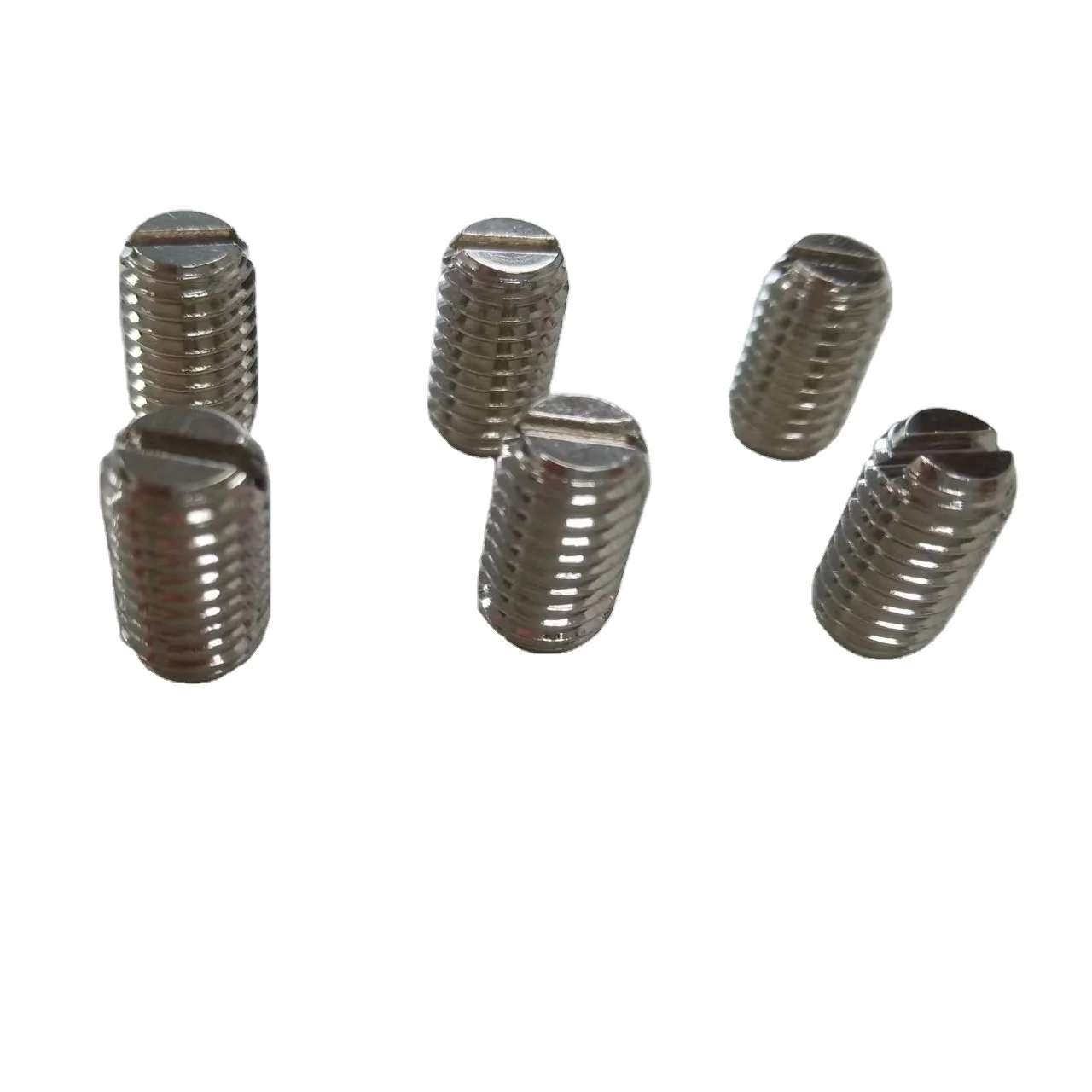 Slotted Grub Screw Non-standard Customized Set Screws Stainless Steel Free ISO Flat Machine Screw Forging ROHS QD Metric Accept