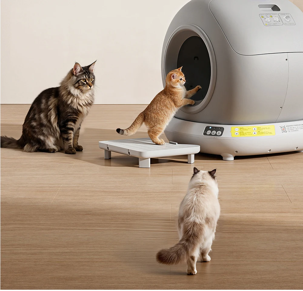 Automatic cat Litter Box Super Large Anti Splash Closed Automatic Shovel Excrement Intelligent cat Toilet Pet Supplies factory