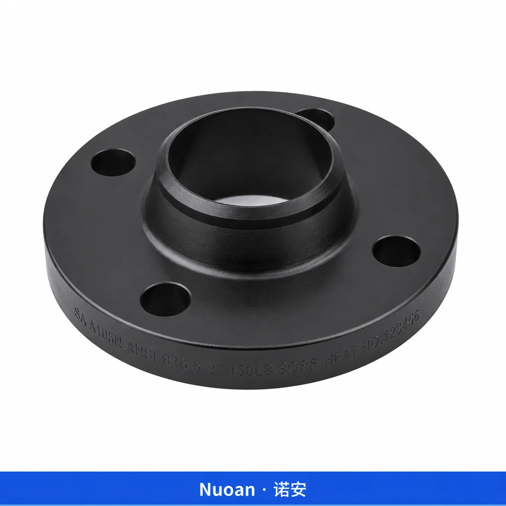 Sa / A105n Ansi B16.5 滑套管法兰 黑漆