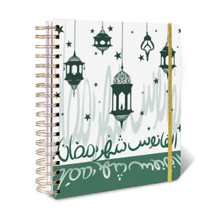 Wholesale Customised A5 Mini Ramadan Planner Leather Notebook School Wedding Muslim Islamic Gift Sublimation Journal Book Cheap