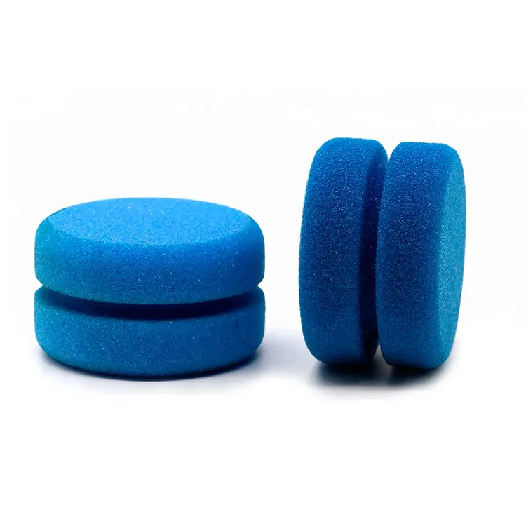 Sponge Applicator Paint Sponge Applicator Blue Paint Detail Sponge Used   H60340fae03f040f8bcda200463ce20dfv 