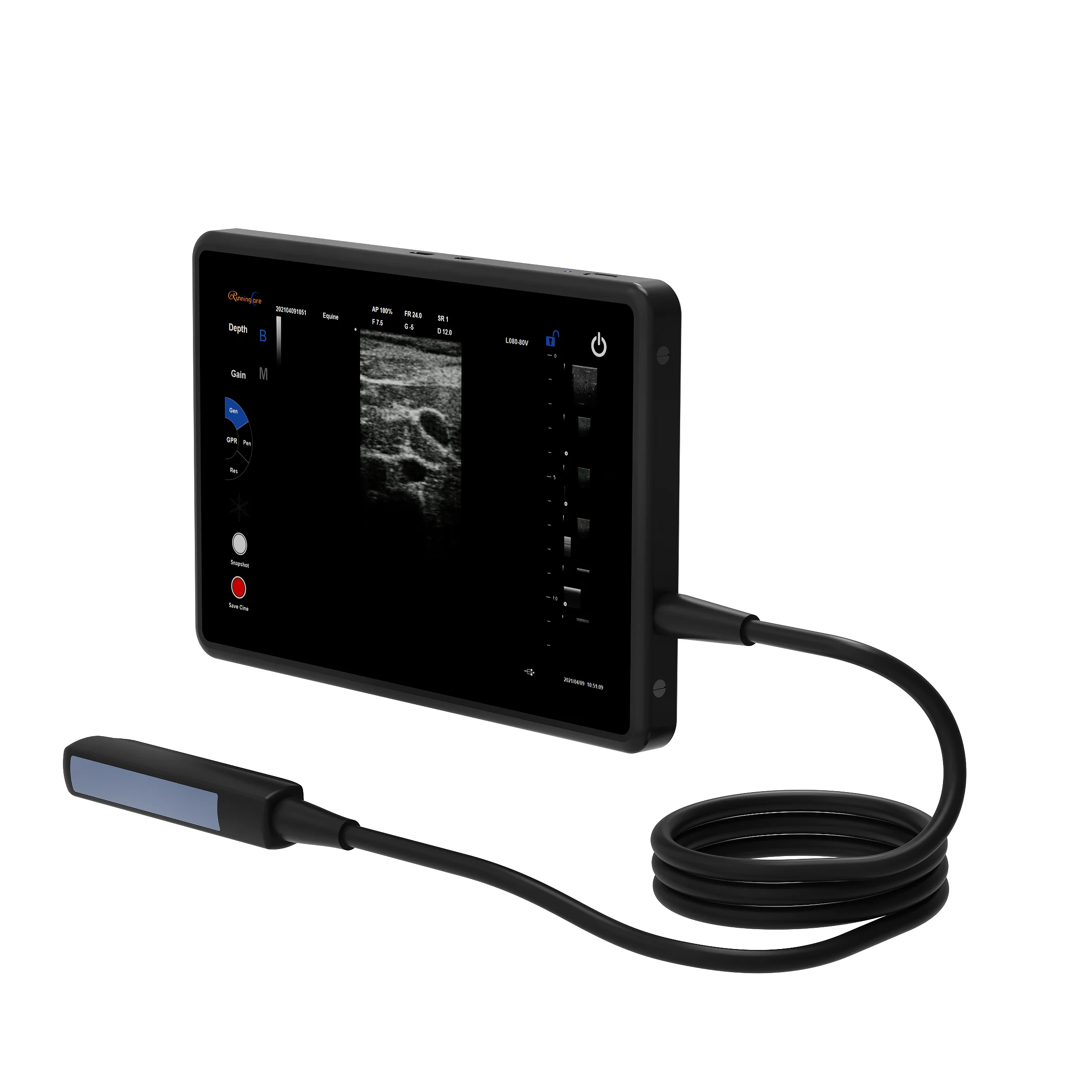 Factory Price Veterinary Color Doppler Ultrasound Equipment Runningcare