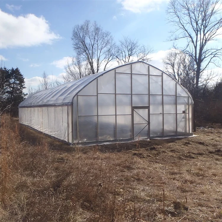 Large Plastic Agricultural Greenhouse Tunnel Vegetable Greenhouses For ...