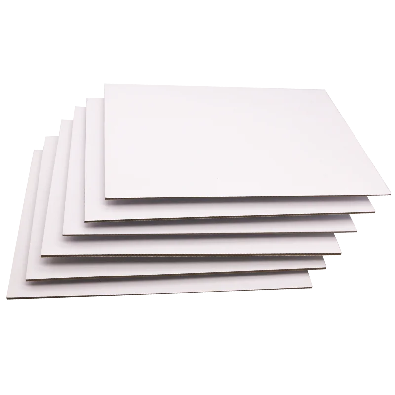 Factory Supplier White Cardboard In Roll Cardboard Sheet White 2mm Gray