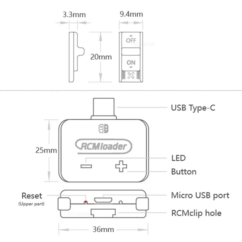Wholesale Game Accessories V5 Rcm Loader For Nintendo Switch Auto Clip