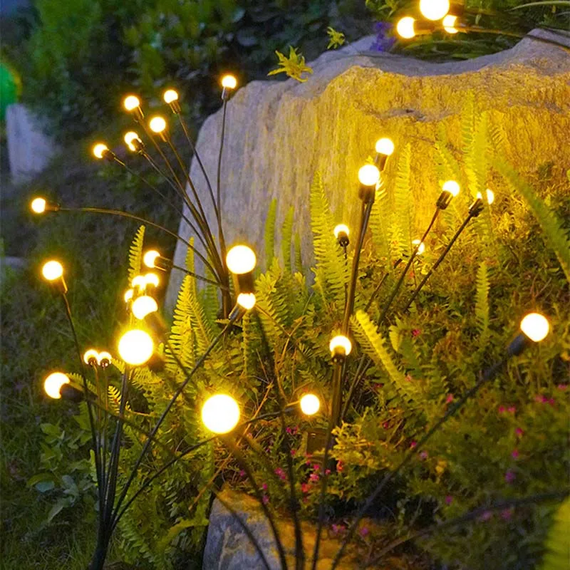 Swaying Firefly Solar Garden Lights Flashing Solar Firefly Lights