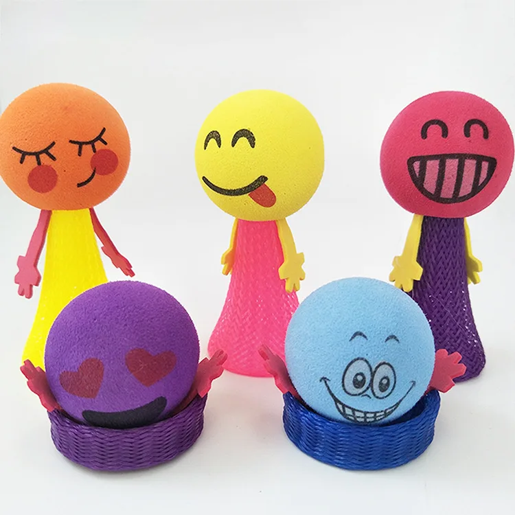 Bouncing Elf Spring Man Bouncing Funny Toys Jumping Dolls Kids Bouncing Spring Stress Relief Toys