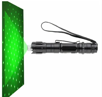 0.5MW Powerful Light Green Lasers Pointer Set Laser Pointer Battery Charger Plus A Storage Box