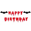 Bat red letter happy birthday