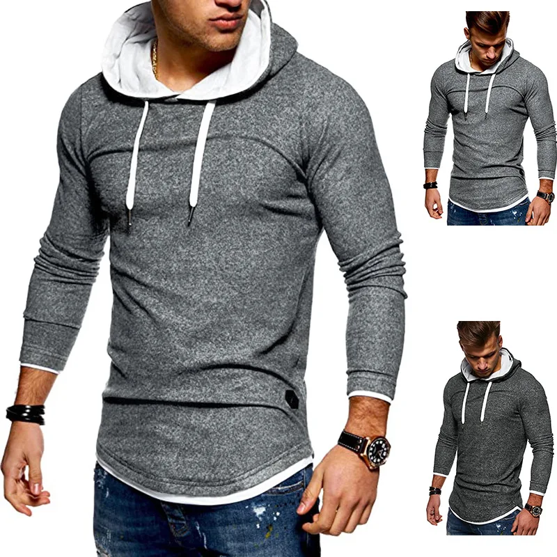 Fashion Men's Hoodies Autumn Sportswear Long Sleeve Casual Shirt Male Sweatshirt 