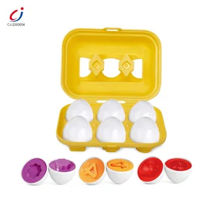 Educational Children Egg Matching Toy Fruits and Vegetables Match Color Learning Sorting Matching Eggs Toy for Toddlers