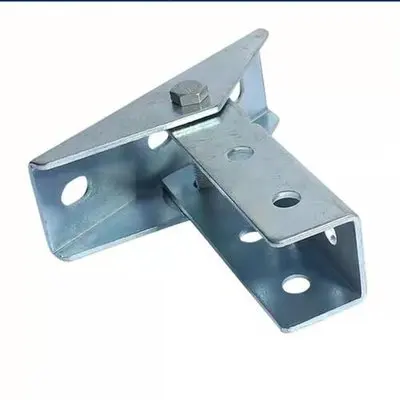 Triangular Support Panel Galvanized Solar Panel Triangular Bracket Four Holes Triangular ...