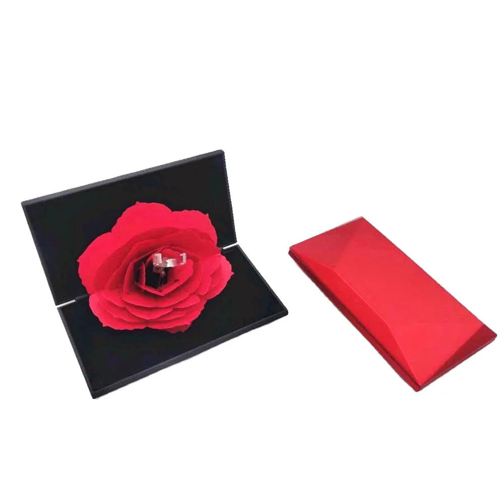 rotating rose ring box