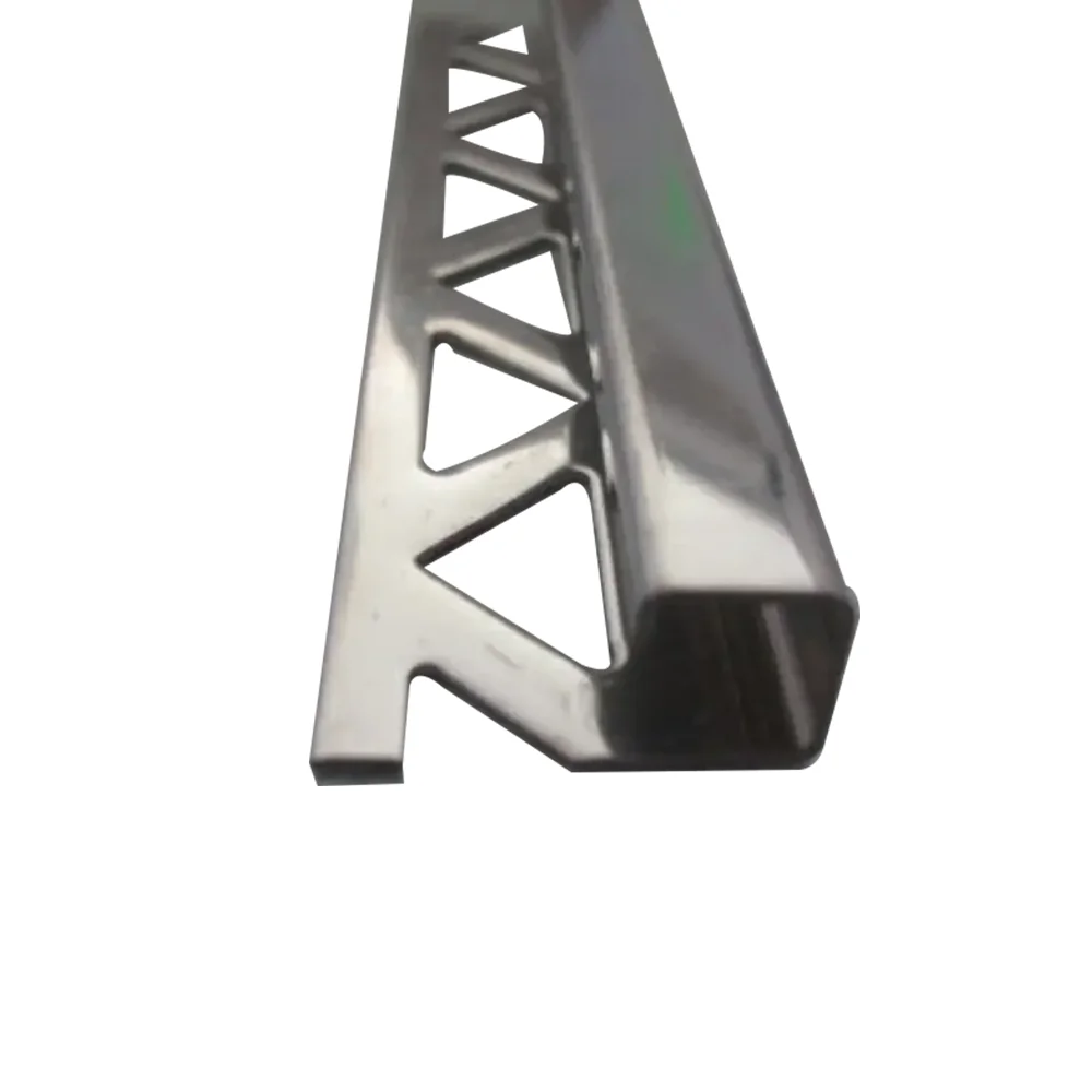 304 Stainless Steel L-Shape Tile Trim Profile with High Corrosion Resistance for Decorative Tile Edging
