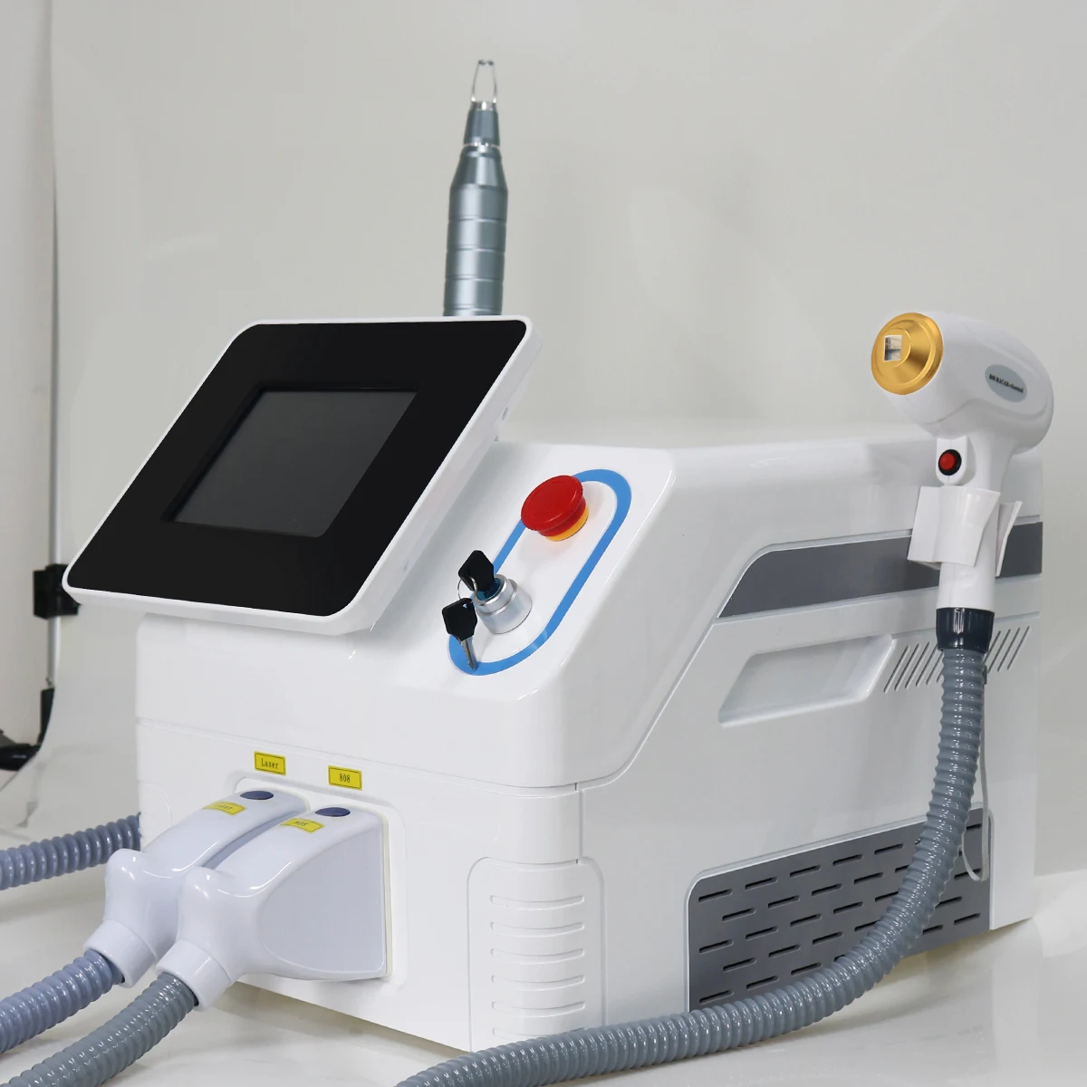 2-in-1 diodelaser, picoseconde laser, apparaat voor het verwijderen van haar en tatoeages (EU-voorraad, snelle verzending)_voghion.com