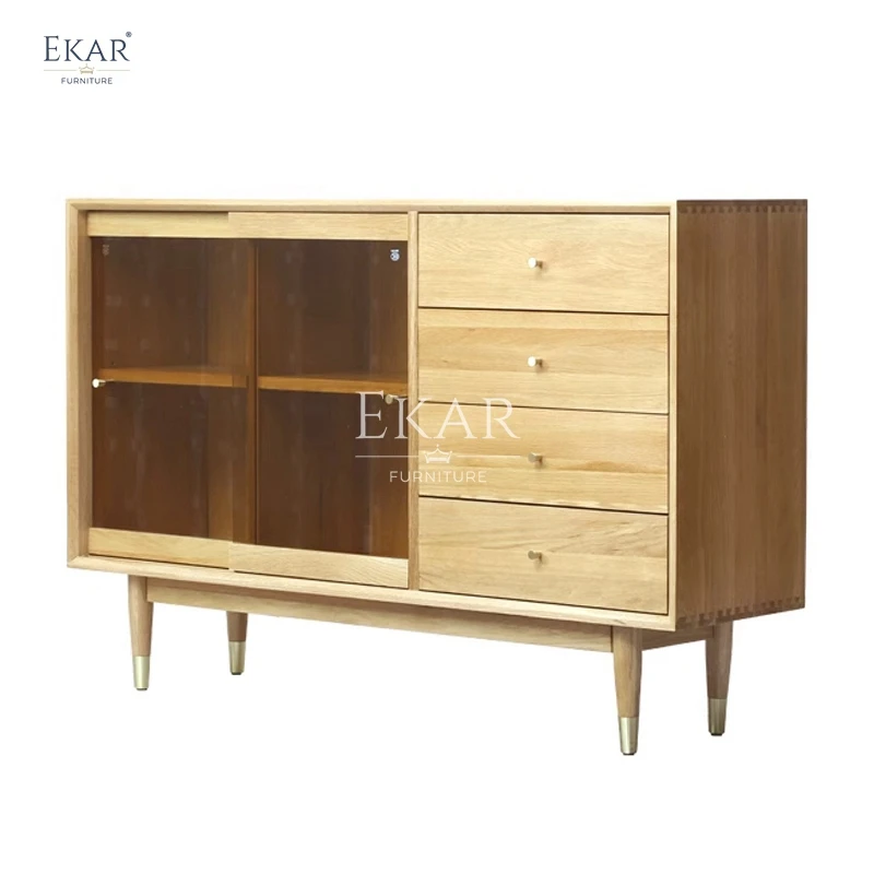 New design modern furniture dining room solid wood sideboard dining room cabinet