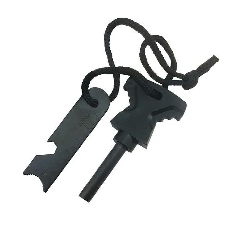 Flint Rod Lighter Flint Ferrocerium Bushcraft Fire Starter With Striker ...