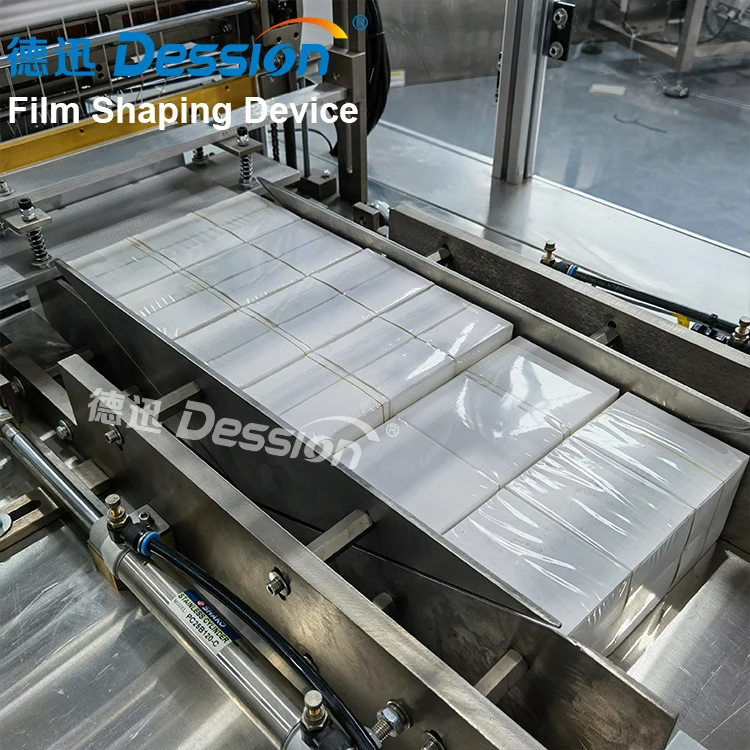 Full Automatic Box Cellophane Packing Machine for Cosmetic Perfume Carton Wrapping Machine Tea Box Cellophane Wrapping Machine