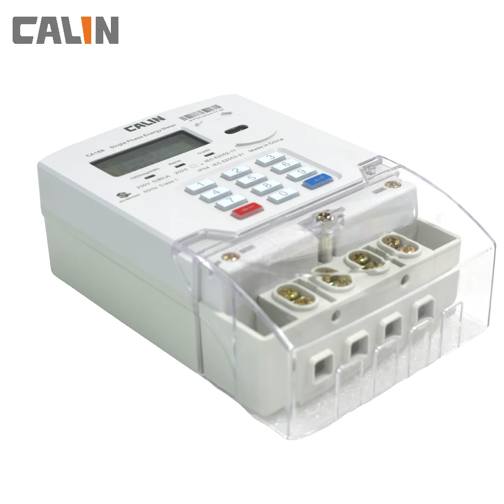 Dual-Source STS DLMS Standard Prepaid Electricity Meter with 100 A Max Current for Industrial Broad Range Applications