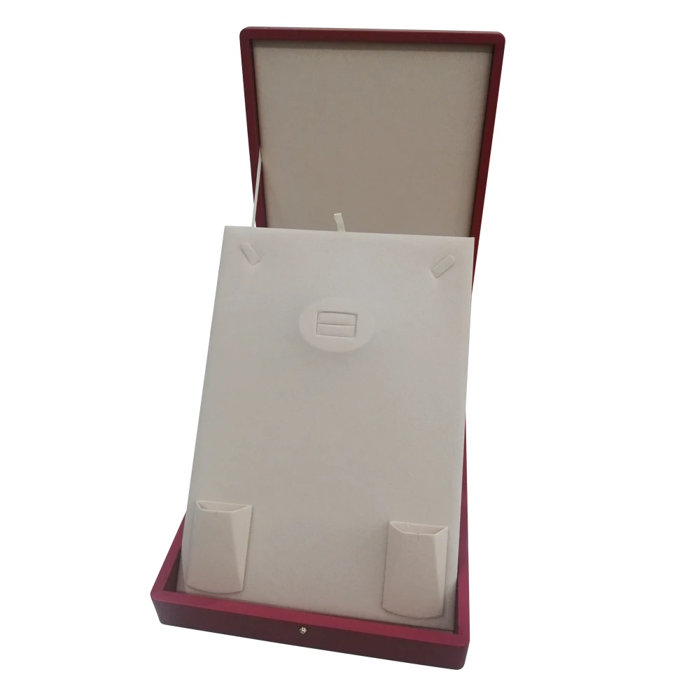 PU Jewelry Box Large Set Storage Box Packaging Crown Buckle Flip Jewelry Ring Bracelet Necklace Combination