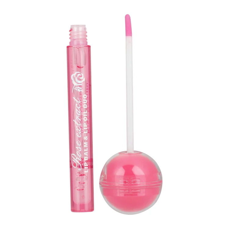 lip balm y lip gloss duo