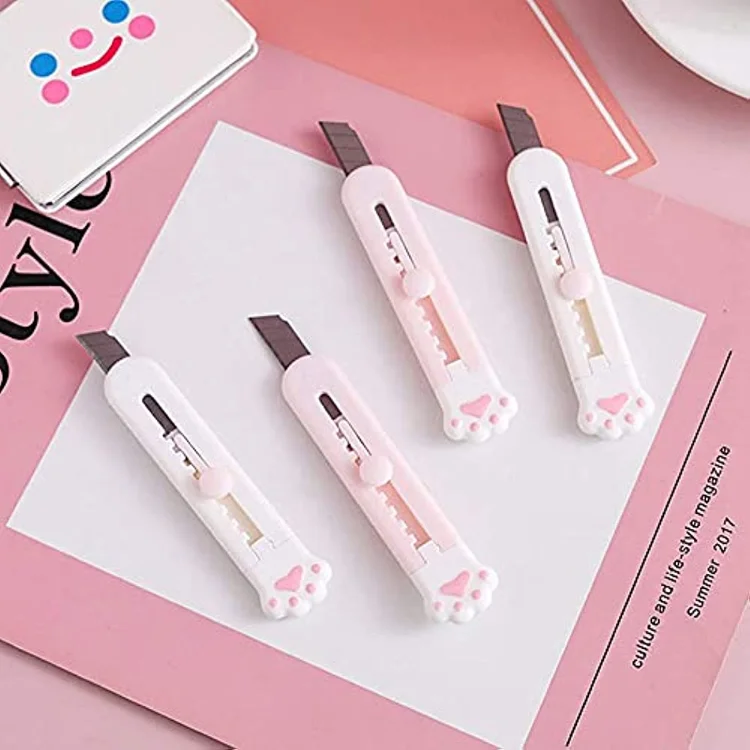 Factory Price  Bottom Automatic Lock 9mm Snap-Off Replacement Blades Knife Cutter Paper Cutter Cuchillo Utility Knife