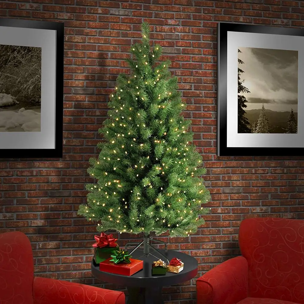 Árvore Nacional  Pés North Valley Spruce Árvore Com 200 Luzes Claras  Dobradiça Arbol De Navidad �� Árvores De Natal - Buy Interior Iluminado  Kerstboom Gigante Ao Ar Livre Iluminação Da Árvore