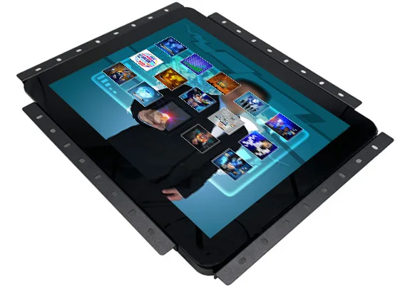 27 Inch Interactive Raspberry PI IPS Capacitive Touch Display Industrial Open Frame Lcd Monitor with VGA HDMIed USB RS232 Audio