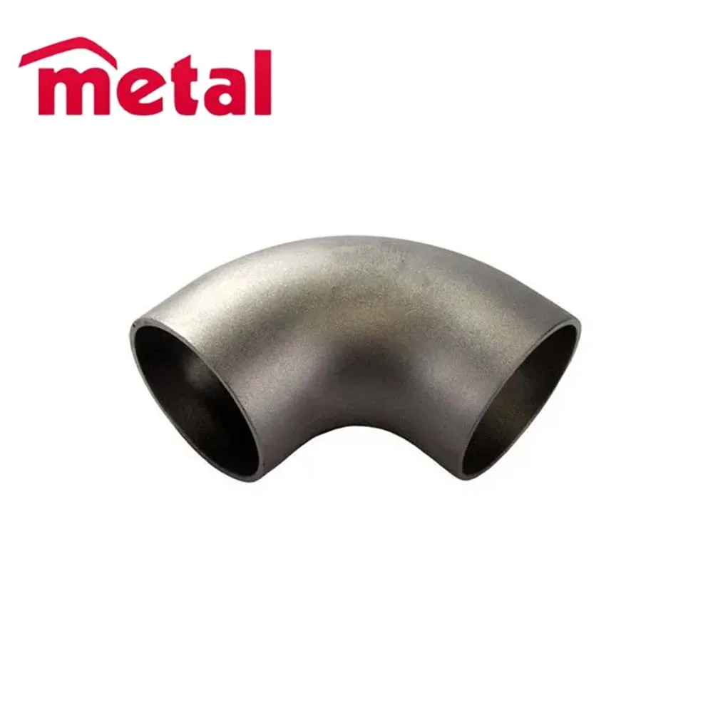 Metal Gr9 Titanium Alloy Pipe 10 Inch 20mm Steel Elbow ASTM B338 Polished Hot Sale BW Elbow