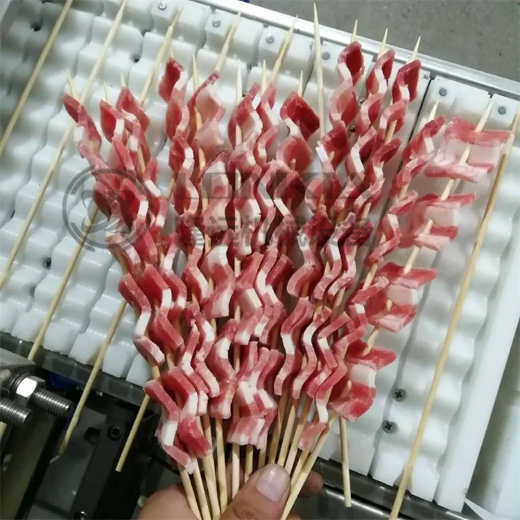Automatic Kebab Skewer Making Machine Chicken Kebab Making Machine Meat Skewers Machine