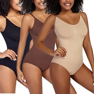 Hip Lifting Seamless Shapewear Back Shaping Backless Jumpsuit Corset Women's Underwear Plus Size Shapers