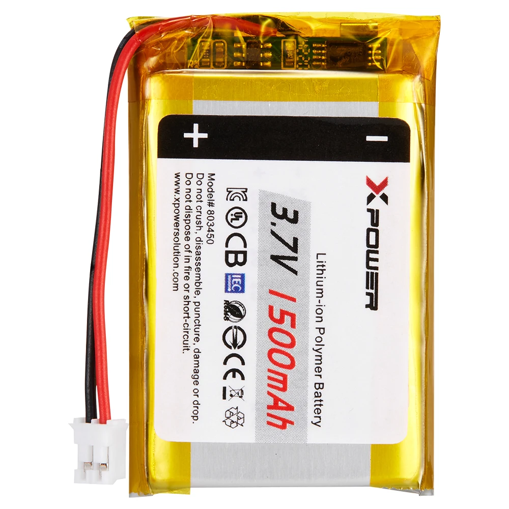 803450 3.7v 1500mah