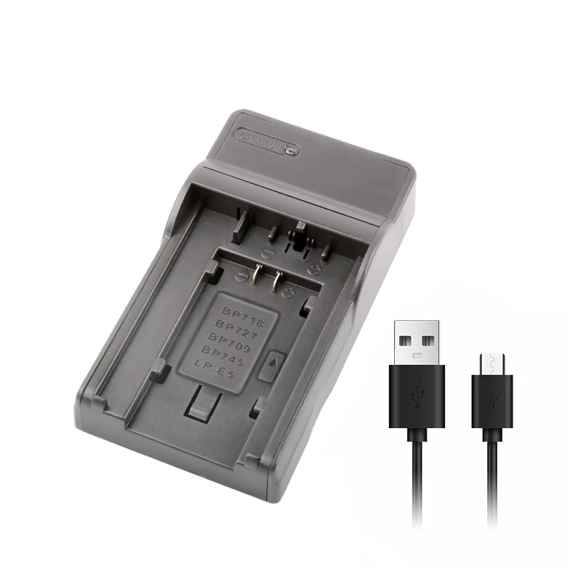 HF M50 M500 M52 R30 R300 R32 R40 R42 R400 R50 R52 R500 R60BP745 BP-745 Battery USB Charger for Canon Digital VIXIA Camcorders