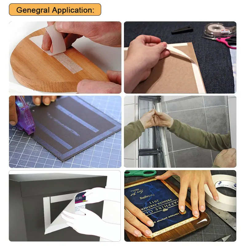 Factory OEM Any Size  High Performance Double Coated Tissue Tape Free Sample