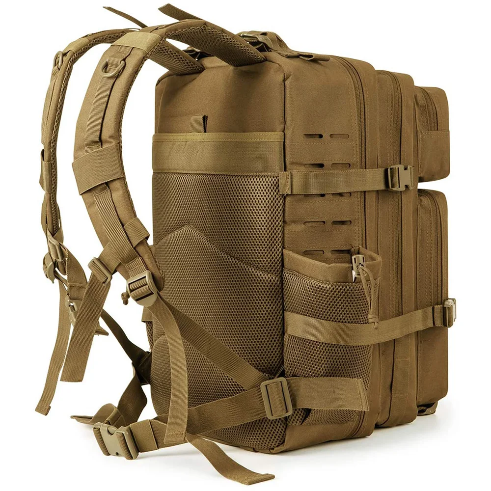 Oleaderbag Practical Assault Backpack Men's 45L 3 Day Shelling Bag Hiking Backpack