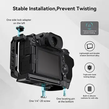SmallRig X-H2 / X-H2S Camera Full Cage for FUJIFILM X-H2 / X-H2S Aluminum Alloy Video Making Camera Rig 3934 detail image