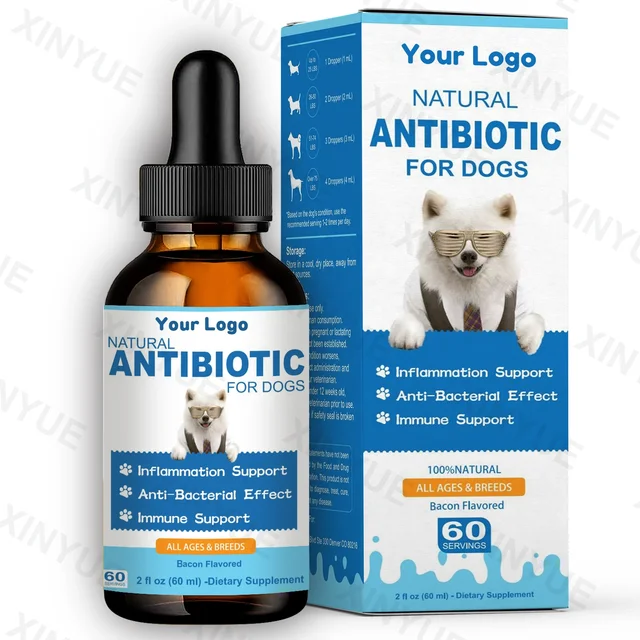 Natural Antibiotics for Dogs, Dog Antibiotic Support , For Skin Infection, Allergy Relief, Immune Support, UTI, Yeast Infection