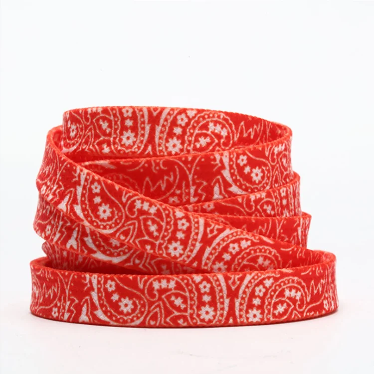 
 Оптовая продажа, высококачественные дешевые шнурки для кроссовок с цветами кешью, яркие бледные шнурки  