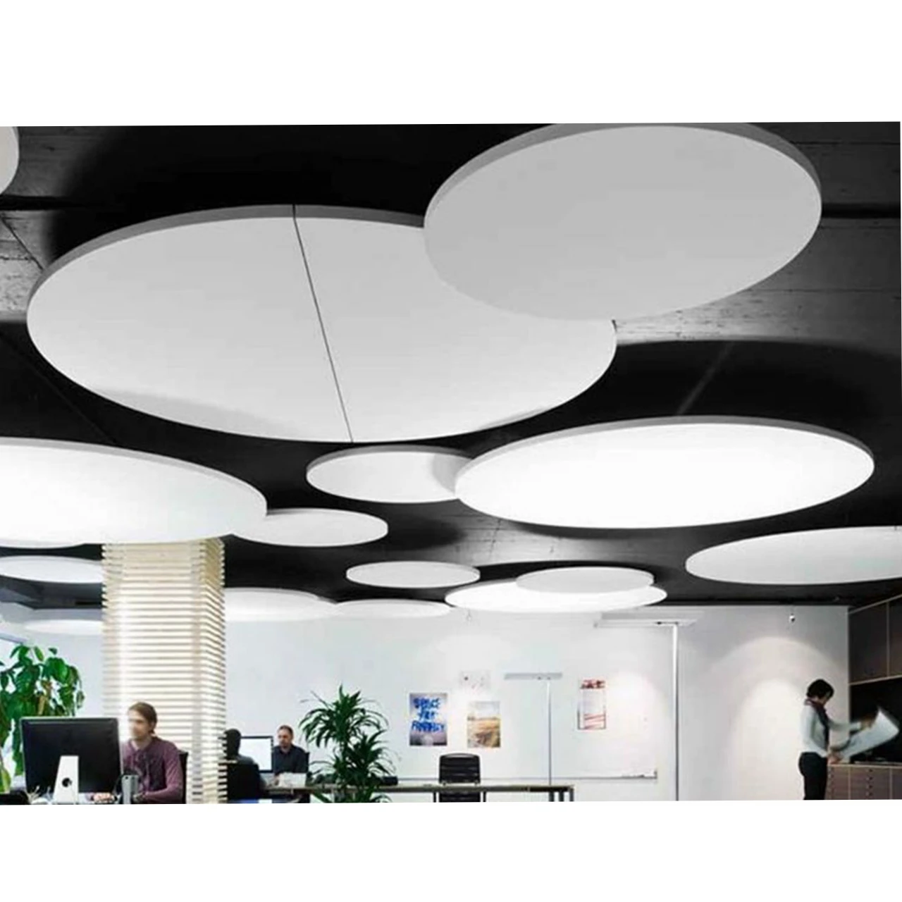 Подвесная акустическая потолочная звукостойкая потолочная перегородка для покупок