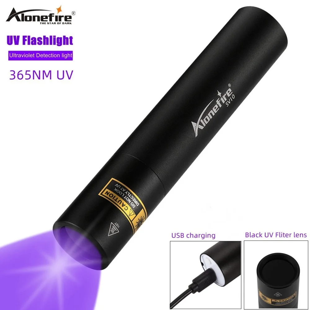 Weltool Professionele UV Zaklamp 365 nm UV A Woods lamp Hoge Prestatie Ultraviolet Licht voor UV-Lijmhartiging, Ringworm bij Katten, AC-Leckzoeker en Mineraalgloei, Huisdier-Urinedetector