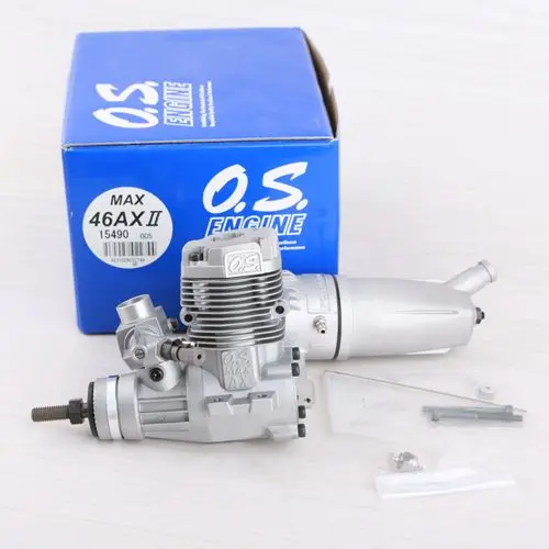 O.S. ENGINE MAX 46AX II エンジン [新品 未使用品] OS MAX-46AX II ABL.46 2 Stroke 1.63 Hp Nitro Engine for RC