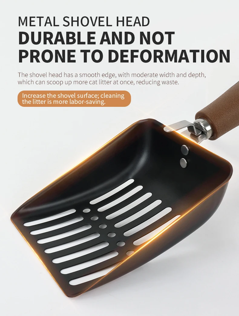 New Cat Poop Scooper Thickened Large Surface Cat Litter Shovel Scoop