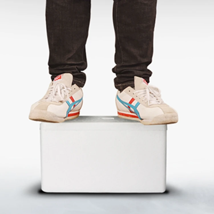 styrofoam shipping carton