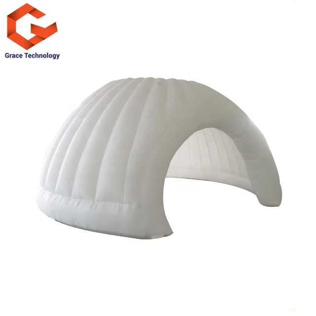 Mezza cupola circolare gonfiabili a forma di Igloo tenda a